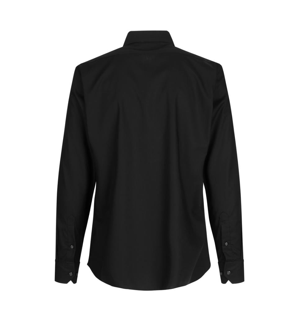 Seven Seas Skjorter ss8-sort_S - Bygholm Menswear